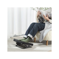 Produktbild för Maclean ergonomiskt fotstöd/benstöd med steglös vinkeljuster...