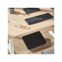 Produktbild för Maclean ergonomiskt fotstöd/benstöd med steglös vinkeljuster...