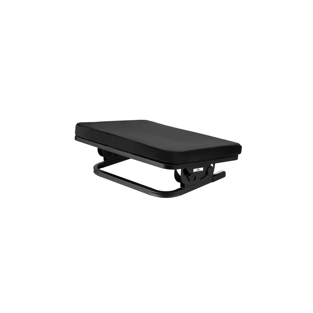 Produktbild för Maclean ergonomiskt fotstöd/benstöd med steglös vinkeljuster...