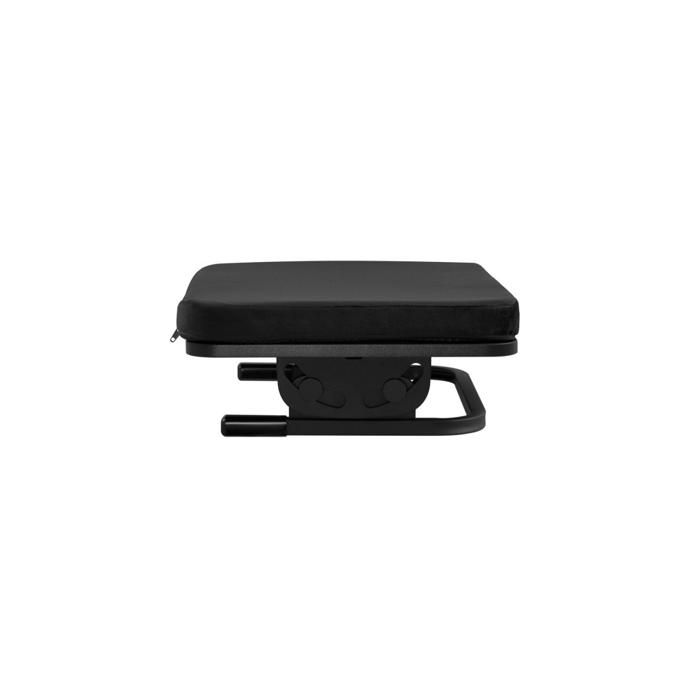 Produktbild för Maclean ergonomiskt fotstöd/benstöd med steglös vinkeljuster...