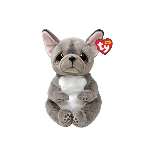 Ty Inc. TY INC. gosedjur TY Beanie Bellies WILFRED hund grå 24 cm 43...