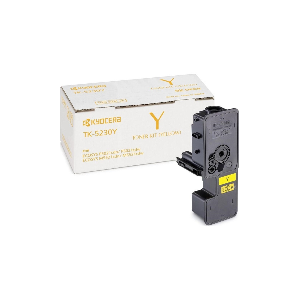 Produktbild för Kyocera TK 5230Y - gul - original - tonerkassett
