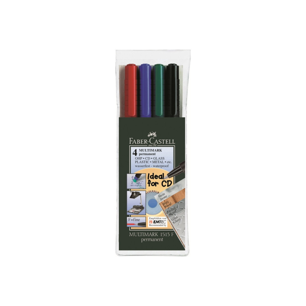 Produktbild för Faber-Castell MULTIMARK 1513 - markering (paket om 4)