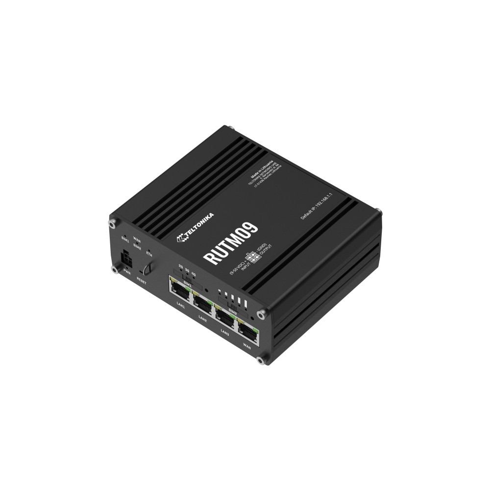 Produktbild för Teltonika RUTM09 - router - WWAN - 3G, 4G - skrivbordsmodell