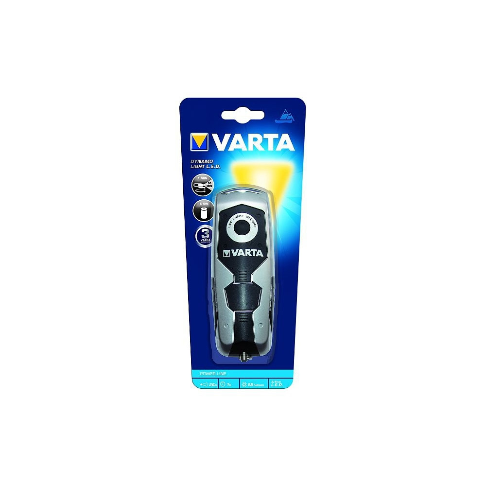 Produktbild för Varta Power Line Dynamo Light - ficklampa - LED