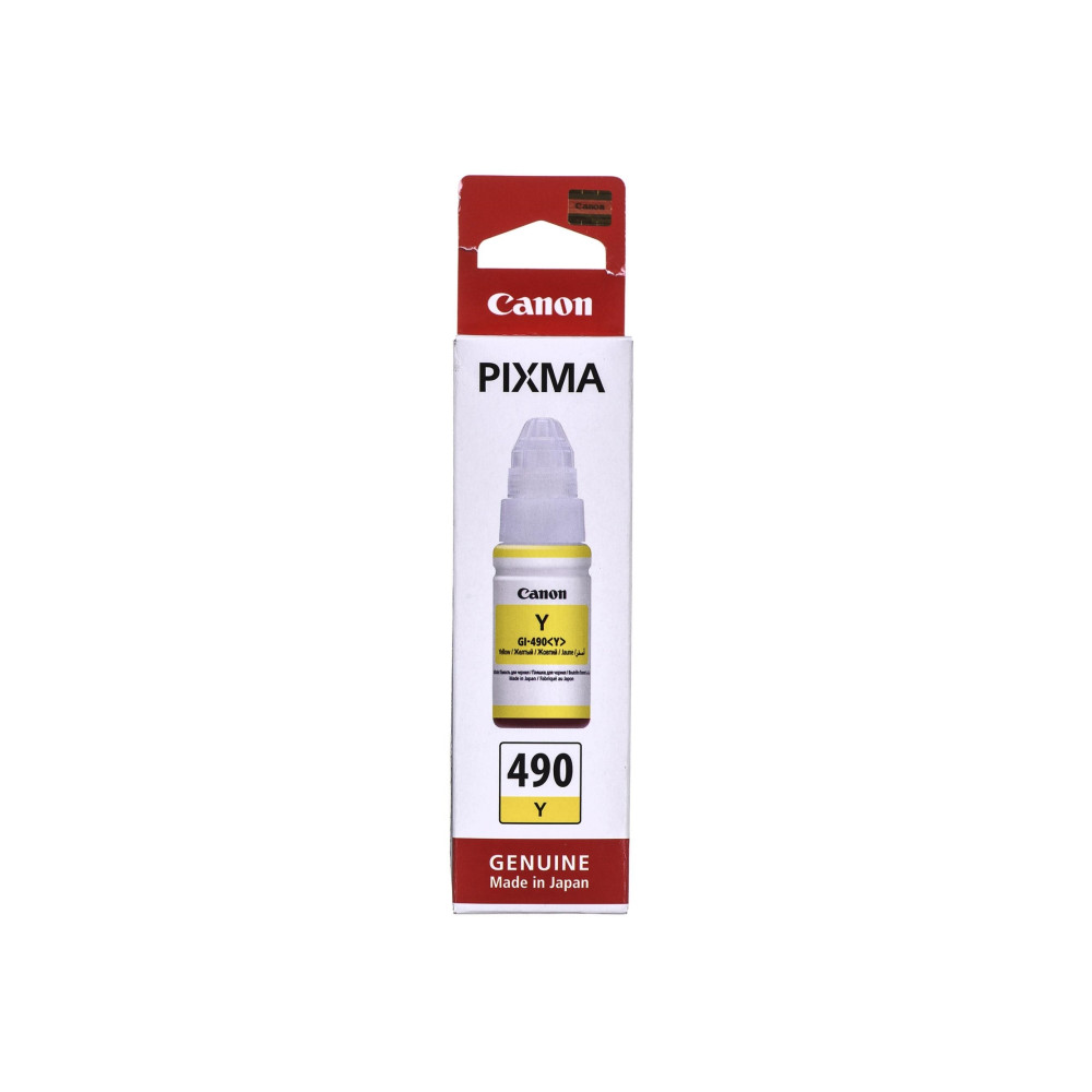 Produktbild för Canon GI 490 Y - gul - original - påfyllnadsbläck