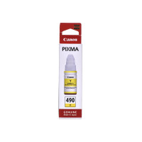 Produktbild för Canon GI 490 Y - gul - original - påfyllnadsbläck