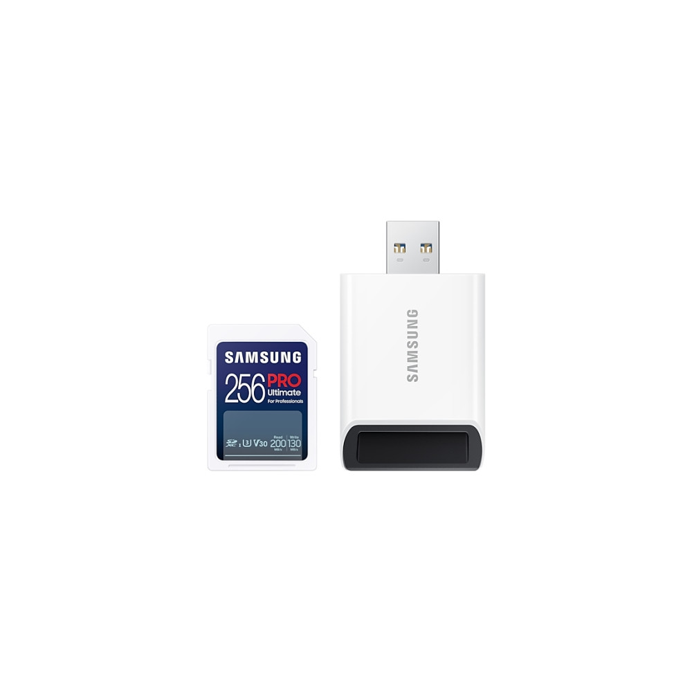 Produktbild för Samsung PRO Ultimate MB-SY256SB - flash-minneskort - 256 GB - SDXC UHS-I