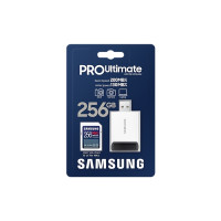 Produktbild för Samsung PRO Ultimate MB-SY256SB - flash-minneskort - 256 GB - SDXC UHS-I
