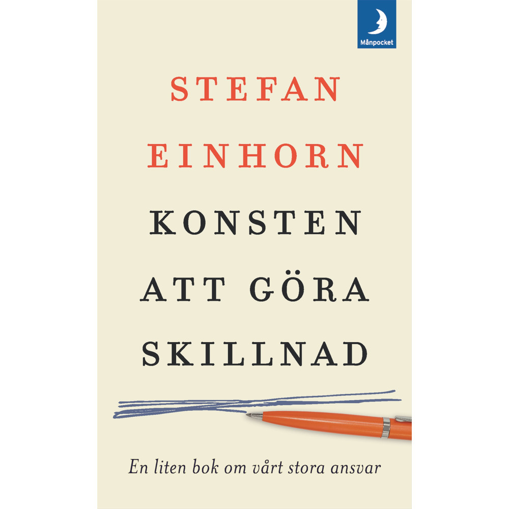 Produktbild för Konsten att göra skillnad : en liten bok om vårt stora ansvar (pocket)