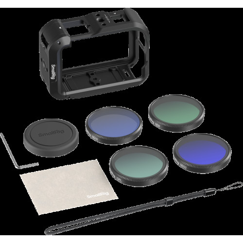 SMALLRIG SmallRig 6374 Advanced Camera Cage Kit with Filters for DJI Osmo Action 6