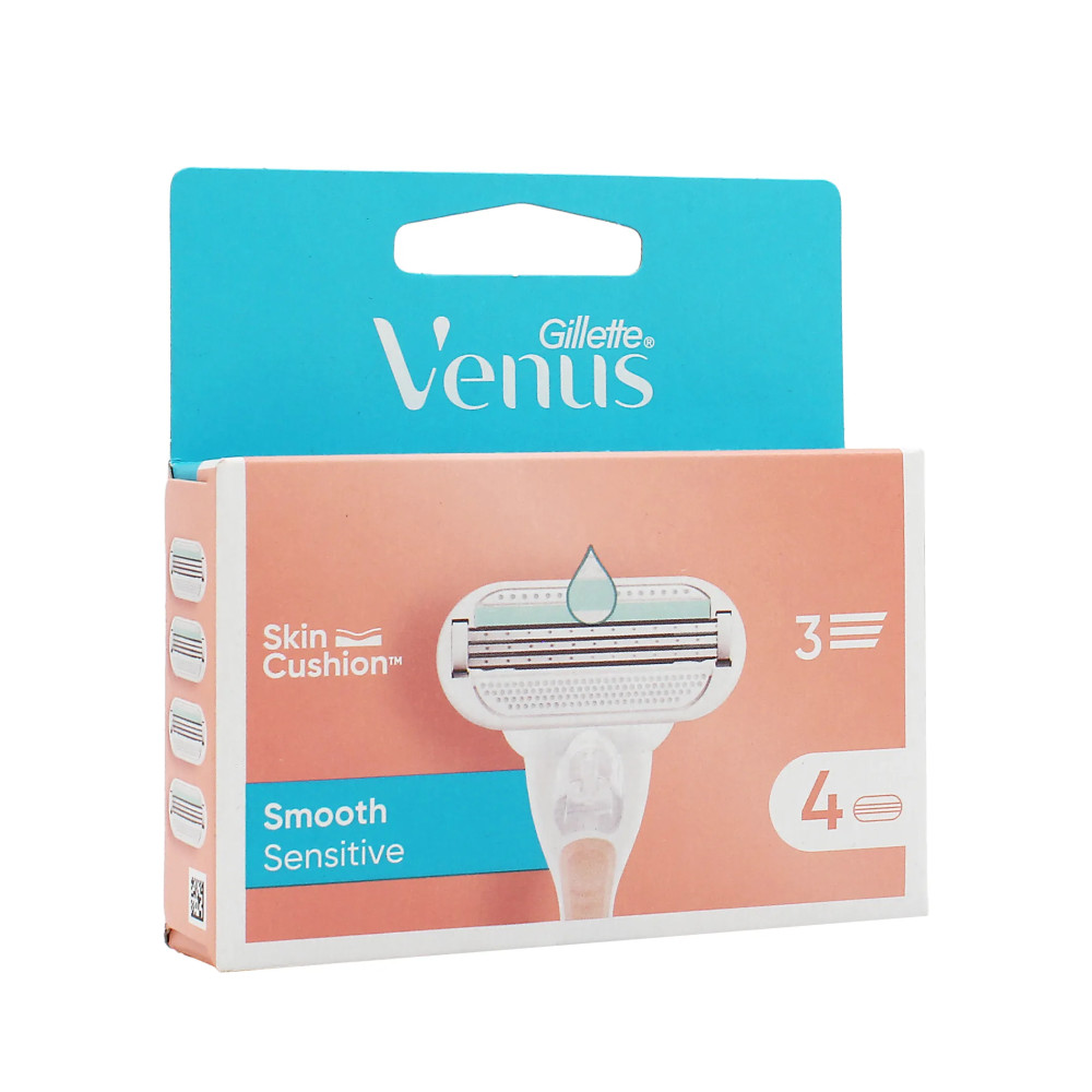 Produktbild för Gillette Venus Smooth Sensitive Replacement Heads 4pcs