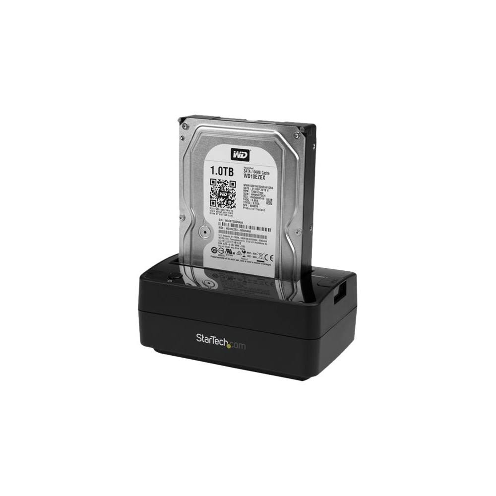 Produktbild för Startech Hårddisk-dockningsstation för 2,5/3,5" SATA-hårddiskar - USB 3.1 (USB-A, USB-C) eller eSATA - HDD dockningsstation - SATA 6Gb/s - eSATA, USB 3.1 (Gen 2)