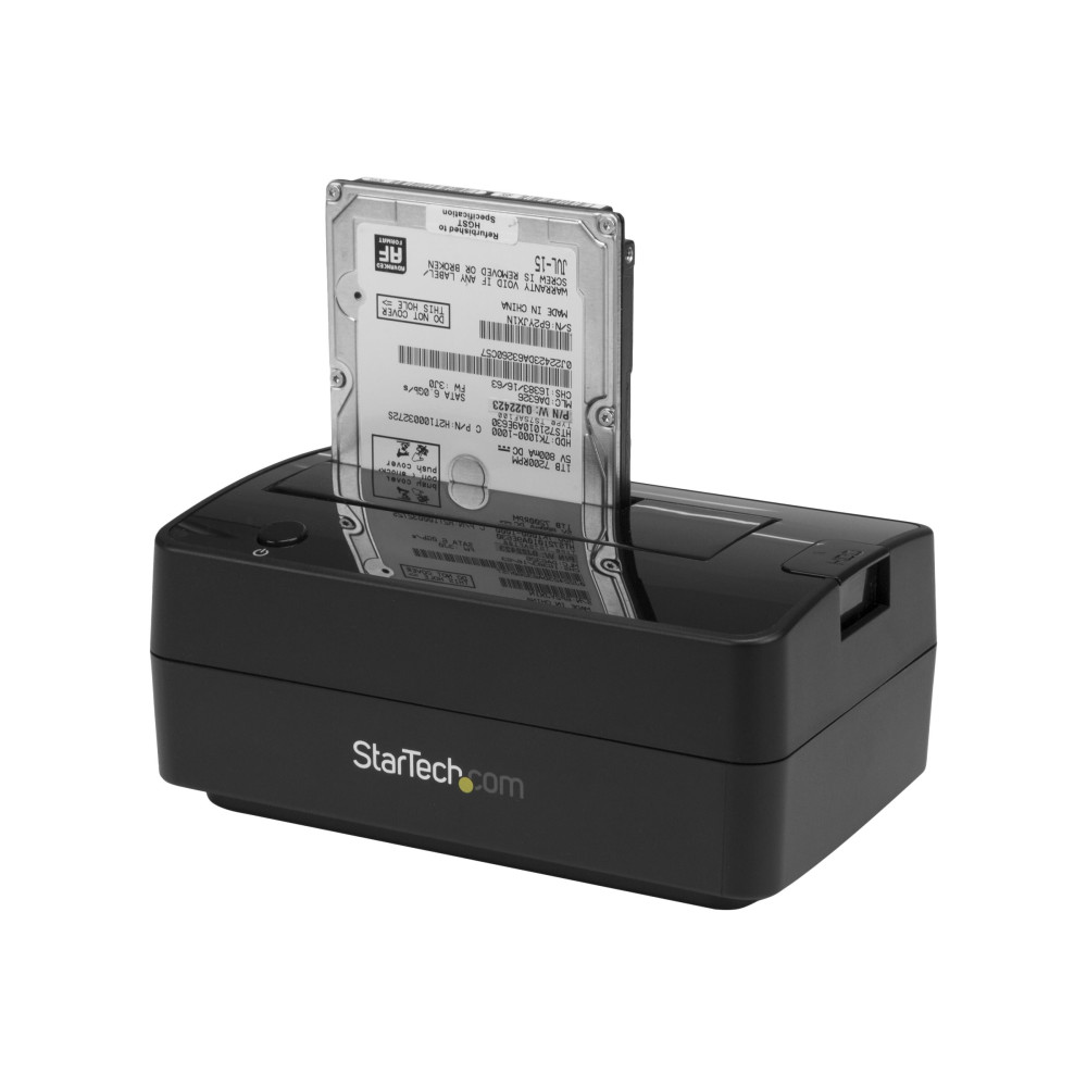 Produktbild för Startech Hårddisk-dockningsstation för 2,5/3,5" SATA-hårddiskar - USB 3.1 (USB-A, USB-C) eller eSATA - HDD dockningsstation - SATA 6Gb/s - eSATA, USB 3.1 (Gen 2)