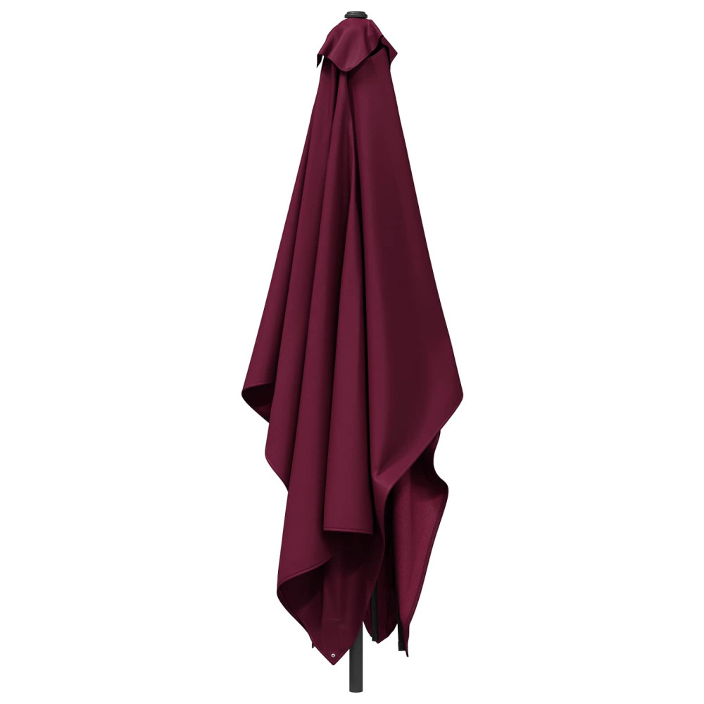 Produktbild för Trädgårdsparasol 200 x 300 cm Polyester Rektangulär