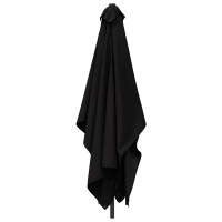 Produktbild för Trädgårdsparasol 200 x 300 cm Polyester Rektangulär Svart