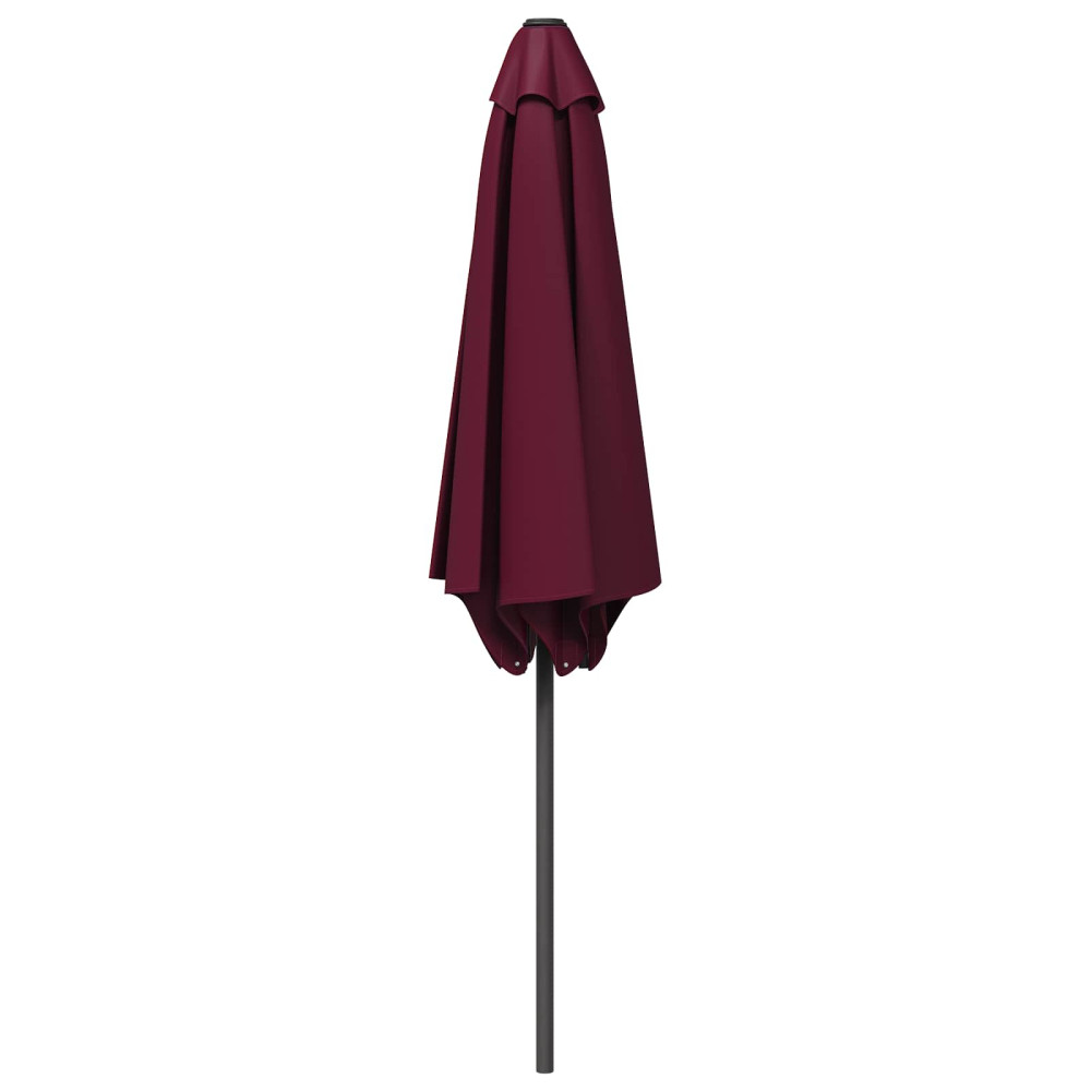 Produktbild för Trädgårdsparasol 230 x 230 cm Polyester Rektangulär