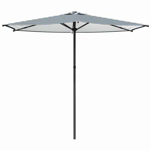 vidaXL Trädgårdsparasol 270 x 270 cm Polyester Rektangulär Blå och Vit