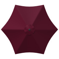 Produktbild för Trädgårdsparasol 300 x 300 cm Polyester Rektangulär