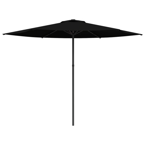 vidaXL Trädgårdsparasol 300 x 300 cm Polyester Rektangulär Svart