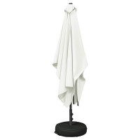 Produktbild för Trädgårdsparasol med Ställ 200 x 300 cm Polyester Rektangulär