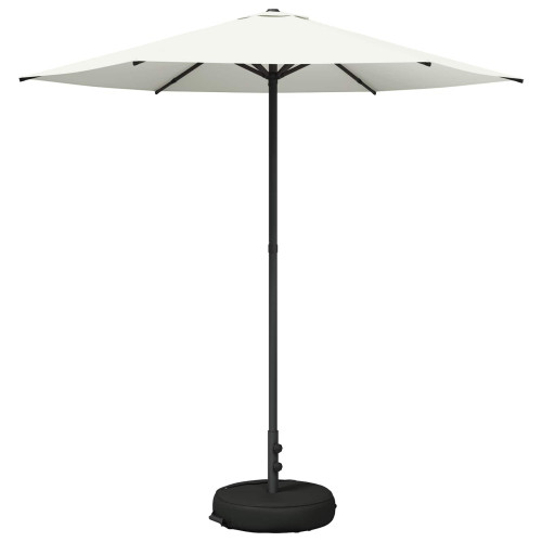vidaXL Trädgårdsparasol med Ställ 230 x 230 cm Polyester Rektangulär