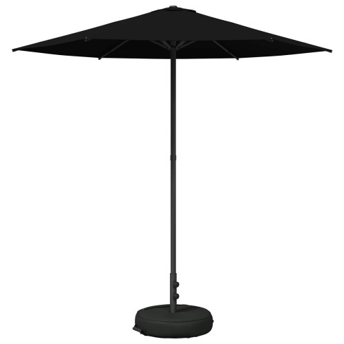 vidaXL Trädgårdsparasol med Ställ 230 x 230 cm Polyester Rektangulär