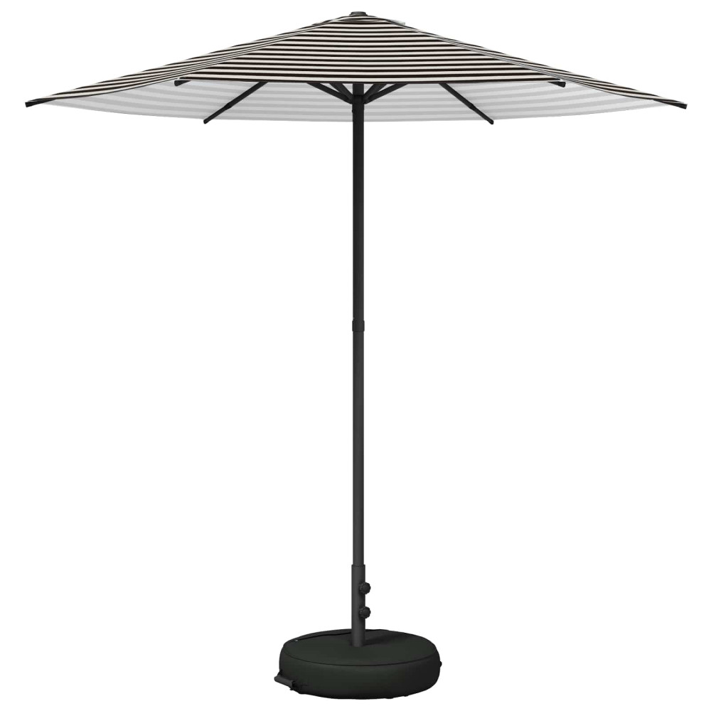 Produktbild för Trädgårdsparasol med Ställ 230 x 230 cm Polyester Rektangulär