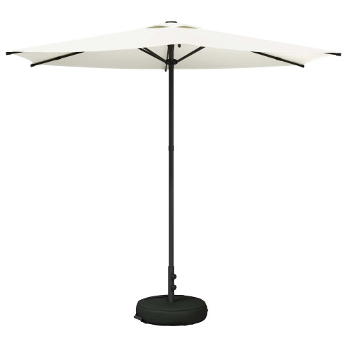vidaXL Trädgårdsparasol med Ställ 270 x 270 cm Polyester Rektangulär