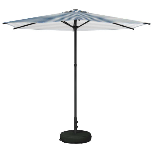 vidaXL Trädgårdsparasol med Ställ 270 x 270 cm Polyester Rektangulär
