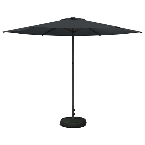 vidaXL Trädgårdsparasol med Ställ 300 x 300 cm Polyester Rektangulär