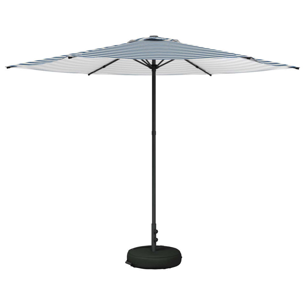 Produktbild för Trädgårdsparasol med Ställ 300 x 300 cm Polyester Rektangulär