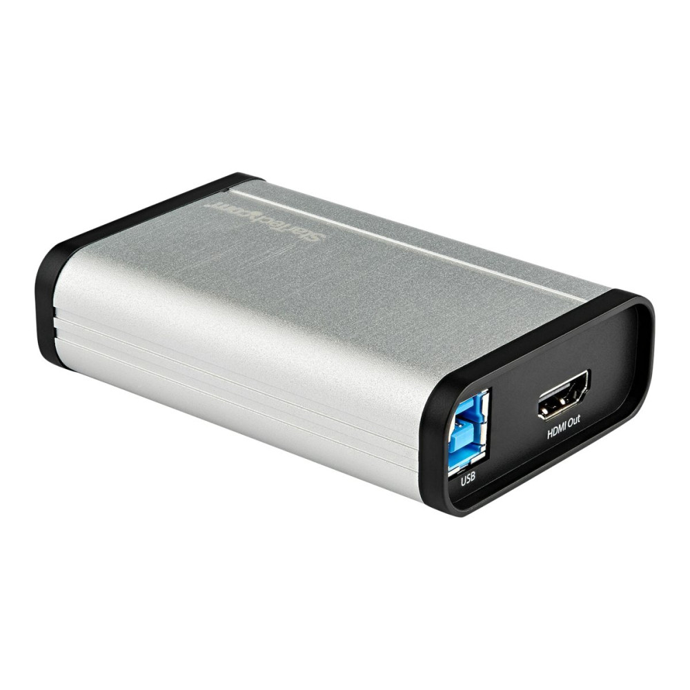 Produktbild för StarTech.com HDMI till USB C Videoinspelningsenhet 1080p 60 b/s - UVC - Extern USB 3.0 Type-C inspelning/livestreaming - HDMI Audio/Video inspelningsadapter - Fungerar med USB-C/USB-A/Thunderbolt 3 - videofångstadapter - USB 3.0 - TAA-kompatibel
