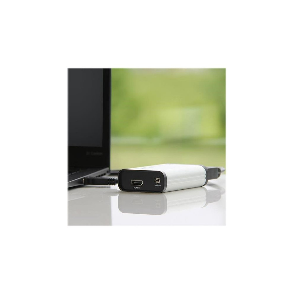 Produktbild för StarTech.com HDMI till USB C Videoinspelningsenhet 1080p 60 b/s - UVC - Extern USB 3.0 Type-C inspelning/livestreaming - HDMI Audio/Video inspelningsadapter - Fungerar med USB-C/USB-A/Thunderbolt 3 - videofångstadapter - USB 3.0 - TAA-kompatibel