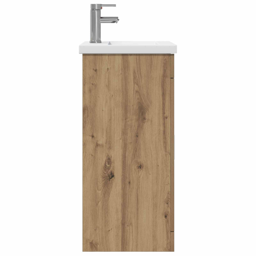 Produktbild för Badrumsspegel med handfat Artisan-ek 42 x 40 x 84,5 cm