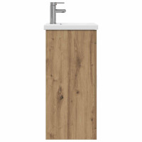 Produktbild för Badrumsspegel med handfat Artisan-ek 42 x 40 x 84,5 cm