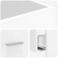 Produktbild för Badrumsspegel med handfat Vit 42 x 40 x 84,5 cm Konstruerat trä