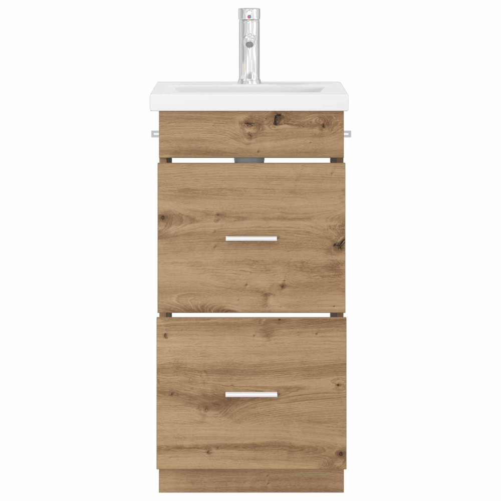 Produktbild för Badrumsspegel med handfat Artisan-ek 42 x 40 x 84,5 cm