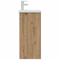 Produktbild för Badrumsspegel med handfat Artisan-ek 42 x 40 x 84,5 cm