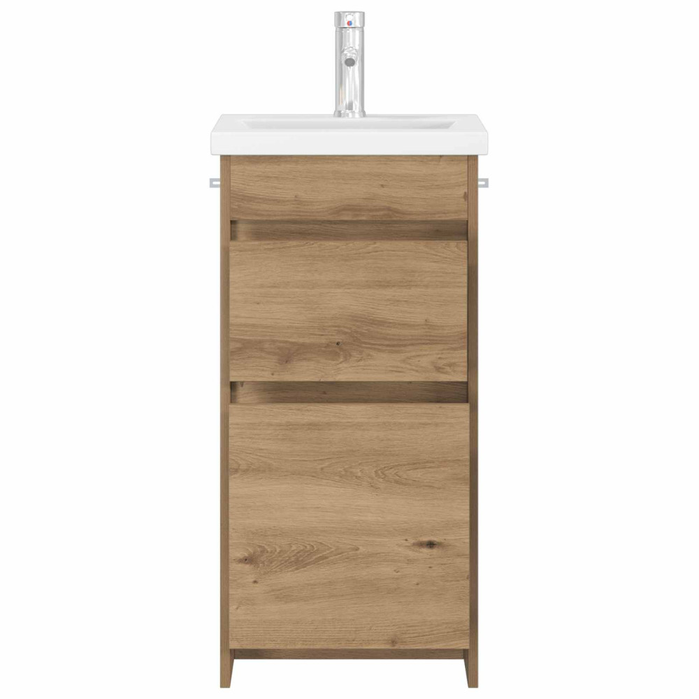 Produktbild för Badrumsspegel med handfat Artisan-ek 42 x 40 x 84,5 cm