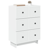 Produktbild för Lådans skåp Vit 66 x 34,5 x 90 cm Konstruerat trä