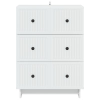 Produktbild för Lådans skåp Vit 66 x 34,5 x 90 cm Konstruerat trä