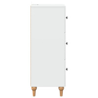 Produktbild för Lådans skåp Vit 33 x 34,5 x 90 cm Konstruerat trä