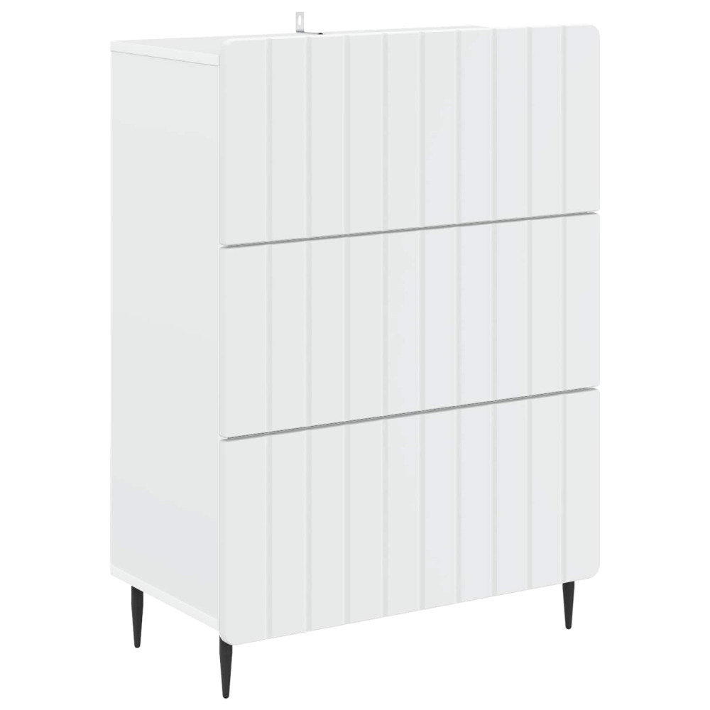 Produktbild för Lådans skåp Vit 66 x 34,5 x 92 cm Konstruerat trä