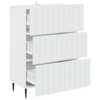 Produktbild för Lådans skåp Vit 66 x 34,5 x 92 cm Konstruerat trä