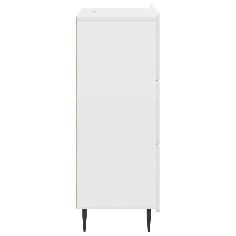 Produktbild för Lådans skåp Vit 66 x 34,5 x 92 cm Konstruerat trä
