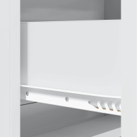 Produktbild för Lådans skåp Vit 66 x 34,5 x 92 cm Konstruerat trä