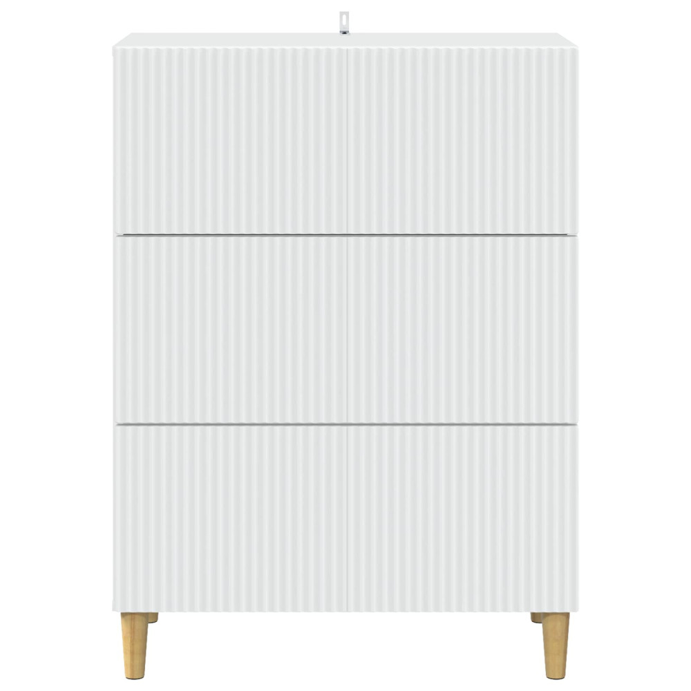 Produktbild för Lådans skåp Vit 66 x 34,5 x 90 cm Konstruerat trä