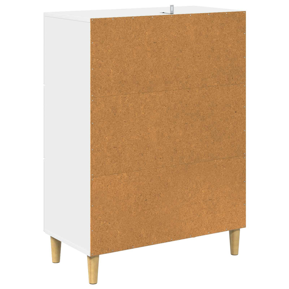Produktbild för Lådans skåp Vit 66 x 34,5 x 90 cm Konstruerat trä