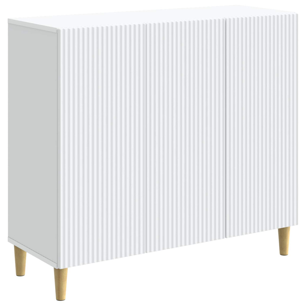 Produktbild för Sideboard Vit 89 x 34,5 x 80 cm Konstruerat trä